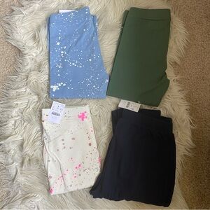 Bundle of NWT J.Crew Crewcuts girls legging pants L 12